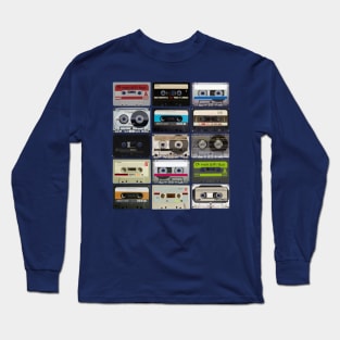 Cassette Tapes Music Lovers Retro Vintage 80's 90's Audio Design CD's No MP3's No Tapes Yes Long Sleeve T-Shirt